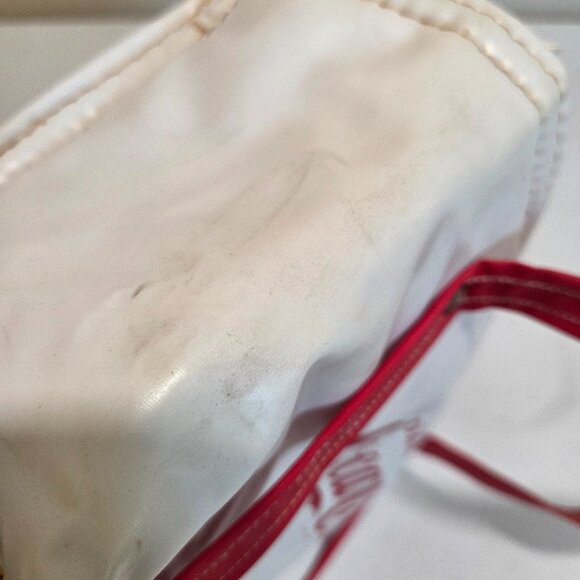 Coca Cola Vintage Lunch Box White Vinyl Cooler - Picture 2 of 12